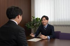 面接業務でのワンシーン(人財ビジネス事業部)